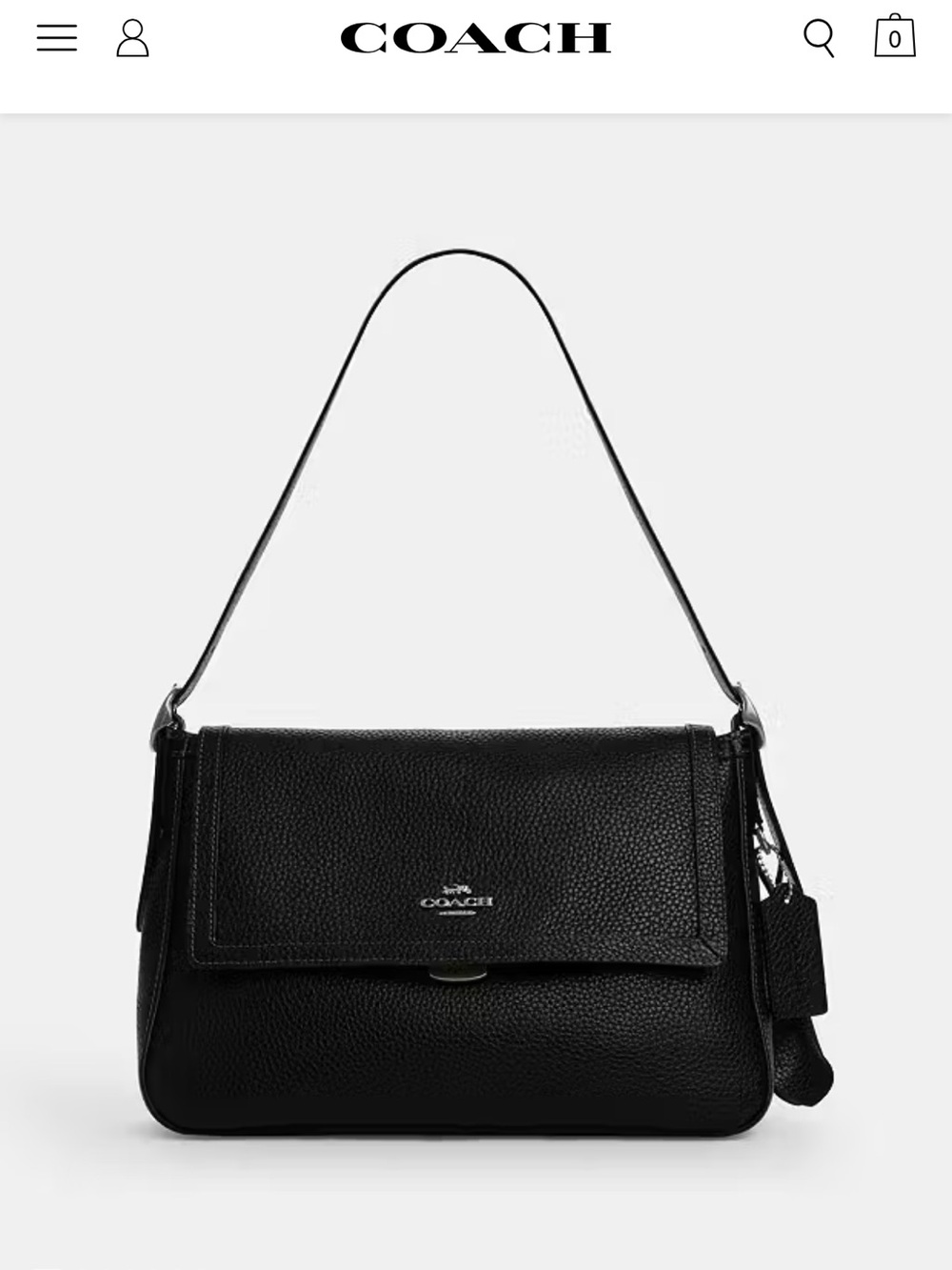 ‼️last 1‼️NWT！COACH Etta Flap Shoulder Bag（CCE56）FAST SHIPPING original wrapping